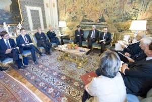 Il Presidente Napolitano ha ricevuto una delegazione dei firmatari dell’appello sul tema della giustizia