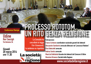 Processo Rototom, un rito senza religione